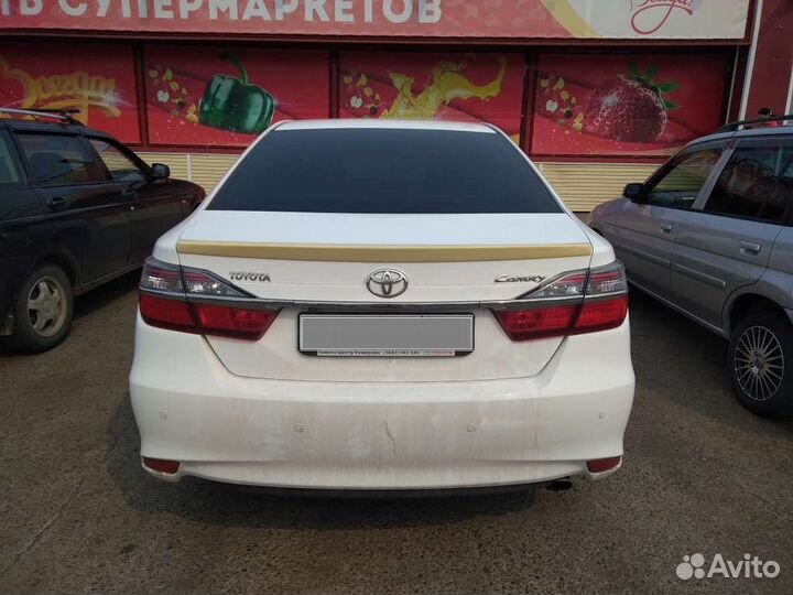 Лип спойлер Тойота Camry Камри 50/55 под покраску