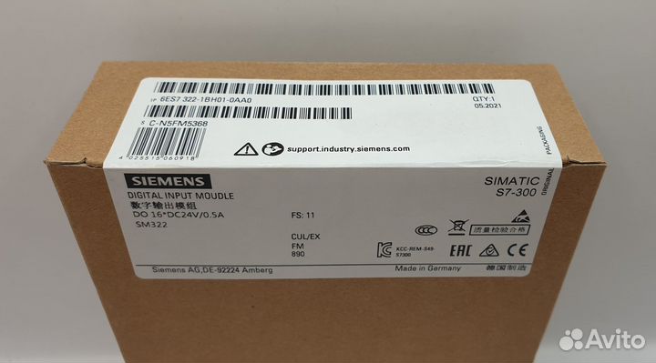 6ES7322-1BH01-0AA0 Мод. дискретного вывода S7-300