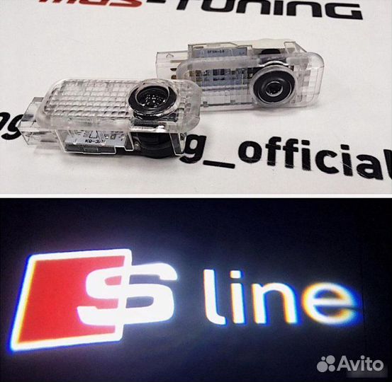 Проекция Audi стиль S-Line в штатные места