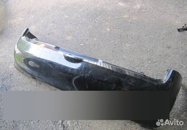 Бампер задний Nissan March AK12 черный