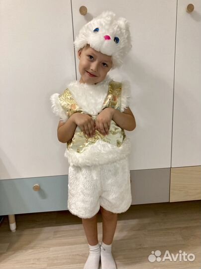 Костюм зайчика на 3-5 лет, аренда