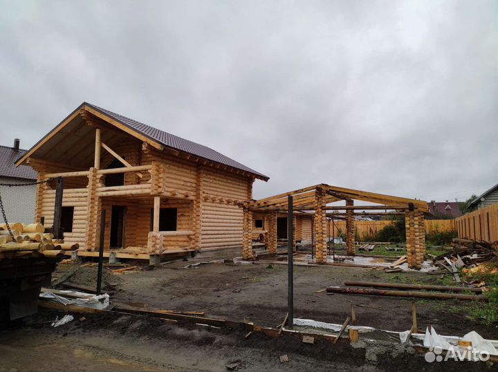 Изготовление срубов