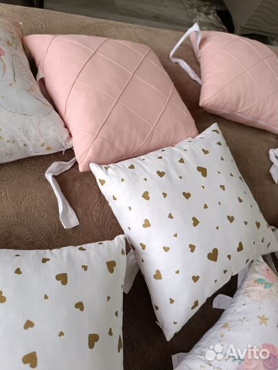 Бортики в детскую кроватку