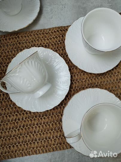 Чайно кофейный сервиз форфор