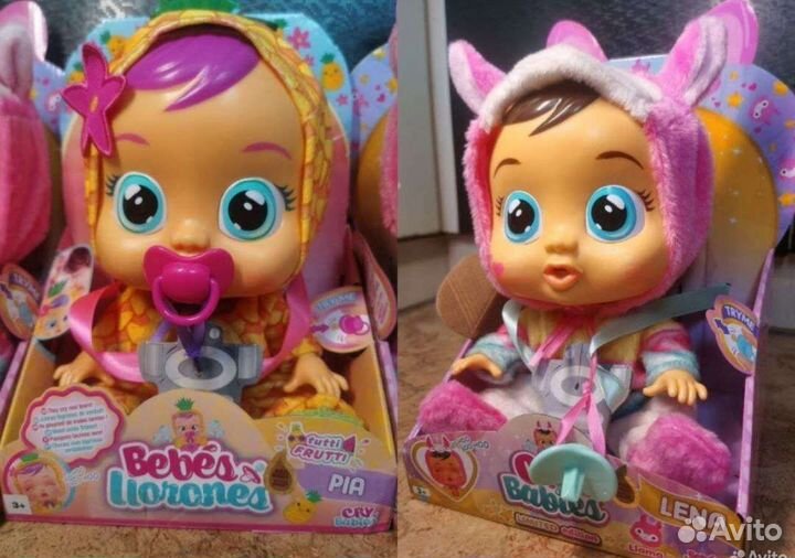 Новая кукла IMC Toys Cry Babies плачущий младенец