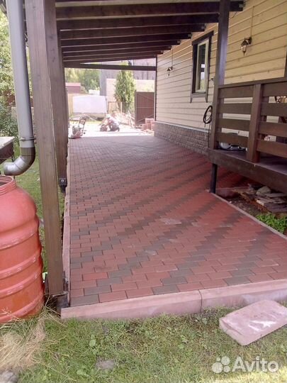 Укладка брусчатки