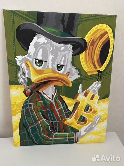 Интерьерные картины Скрудж Макдак