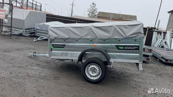 Легковой прицеп Атлант 2.2 /1.3 борт 50 тент 35 см