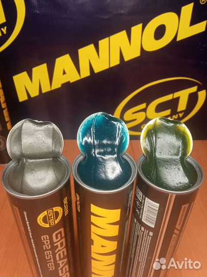 Смазка в тубах синяя в ведрах Mannol