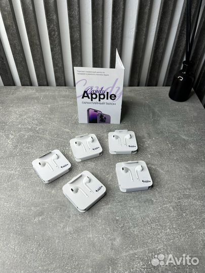 Оригинальные наушники apple проводные