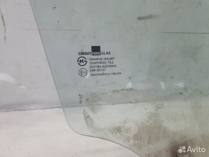 Стекло переднее правое Chevrolet Aveo T250 B12S1