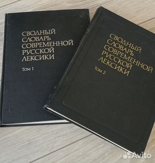 Сводный словарь русской лексики, 2 тома