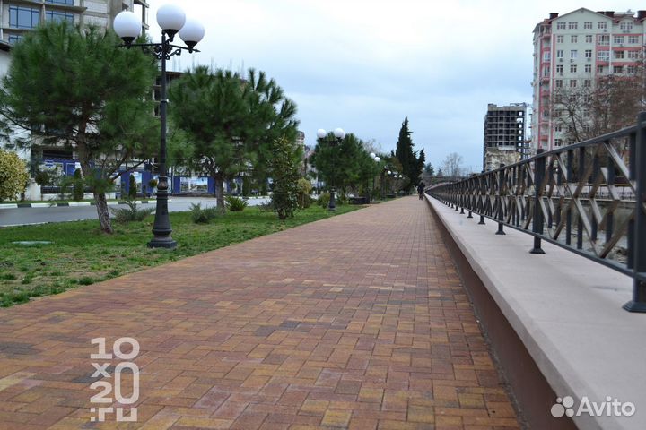 Тротуарная плитка, брусчатка, бордюры под ключ