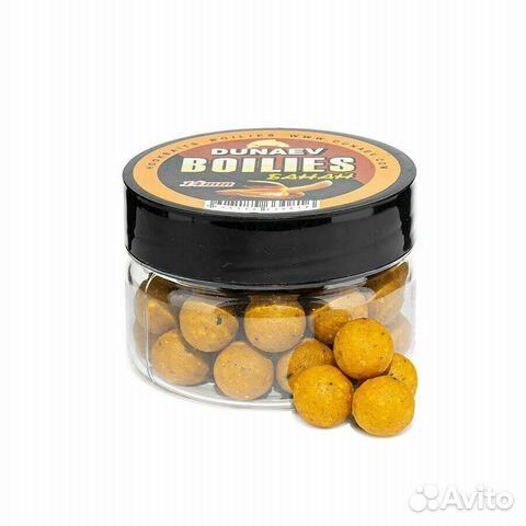 Бойлы dunaev Вареные 14мм Банан (50г)