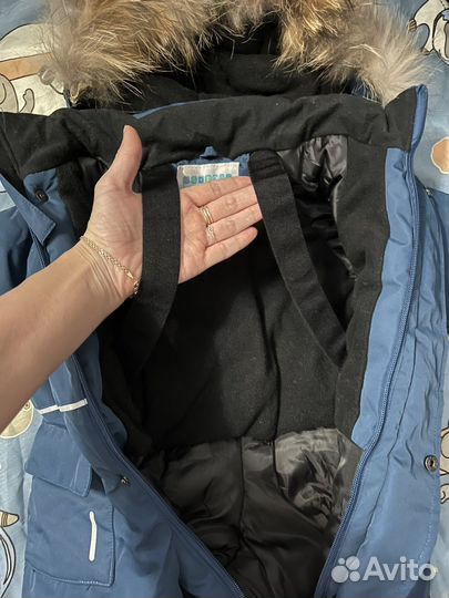 Зимний комбинезон 80 86 для мальчика новый