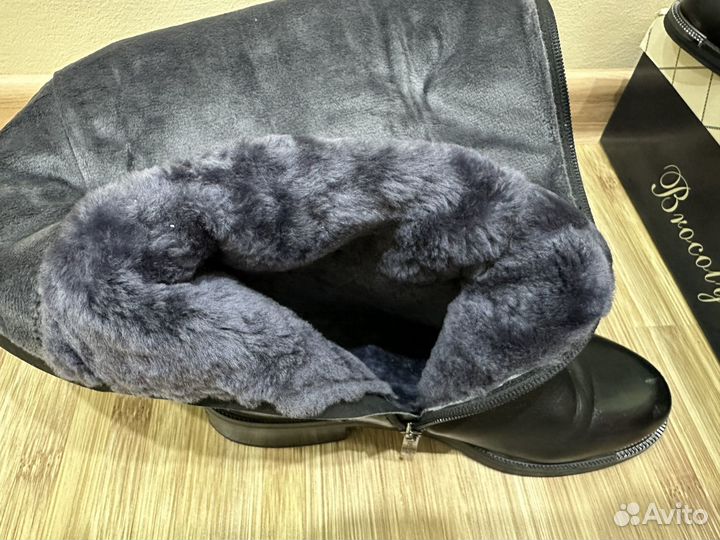 Сапоги женские натуральная кожа зима 37 размер