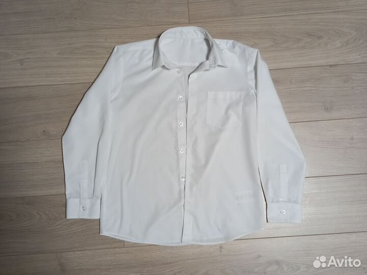 Рубашка белая, Asda, б/у, 140-146