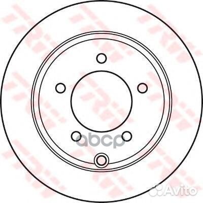 Тормозной диск DF4931 TRW