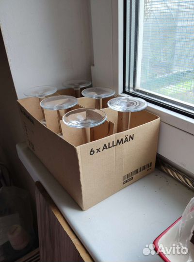 Бокалы IKEA allman для вина 150 ml