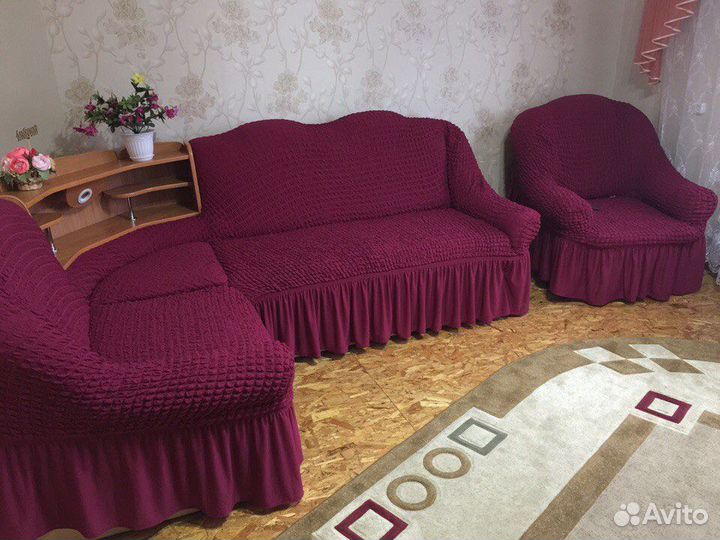 Чехлы на диваны, кресла, стулья