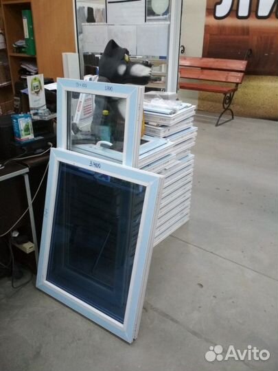 Окна размер 530*1200 (глухое)