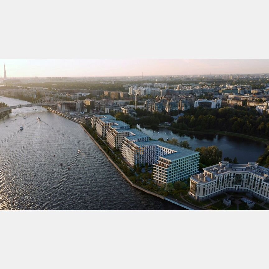 1-к. апартаменты, 45,7 м², 6/8 эт.