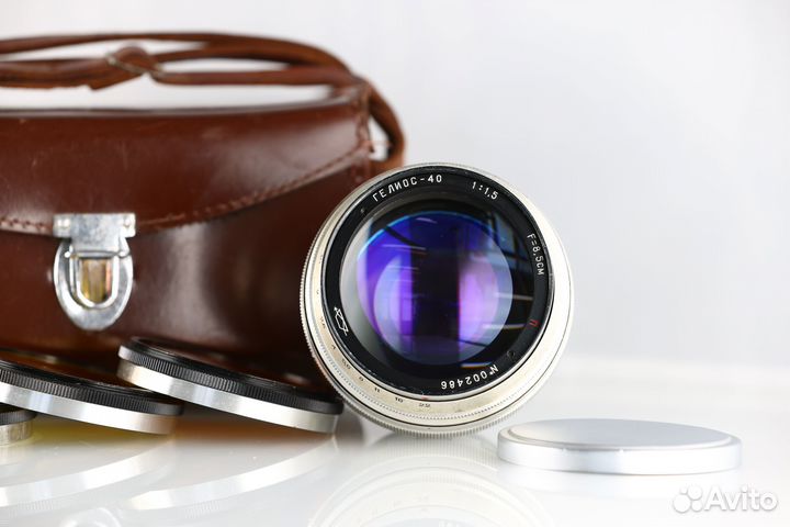 Ранний Гелиос-40 85 mm f/ 1.5 красная П