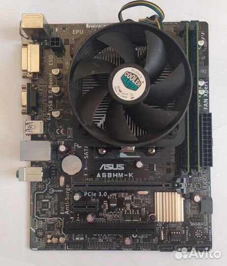 4-х ядерная сборочка + кулер