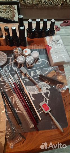 Набор для наращивания ногтей бу