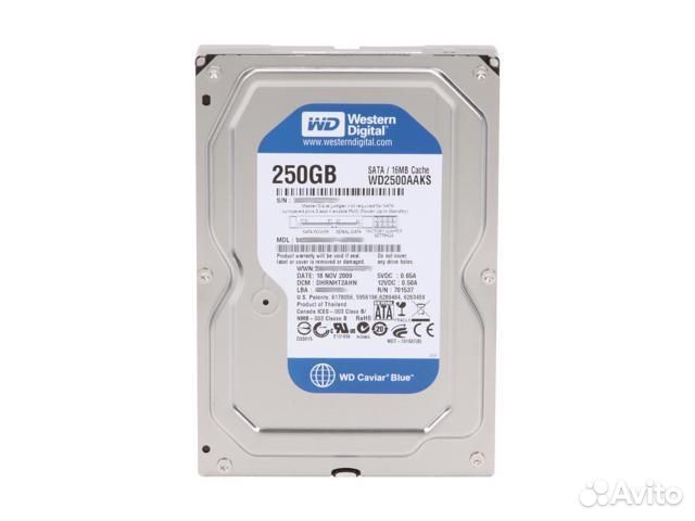 Жесткий диск WD 250 гб