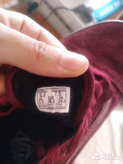 Кеды женские vans 38