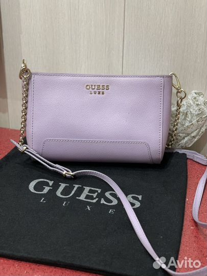 Сумка guess luxe (гесс) кожа