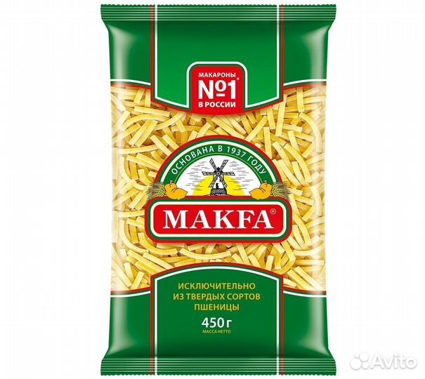 Макароны Makfa Лапша 450г Макфа