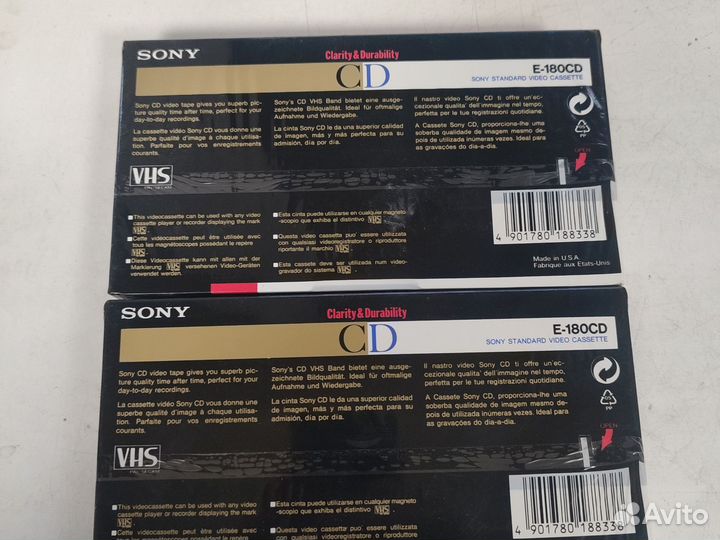 Видеокассеты новые запечатанные Сони