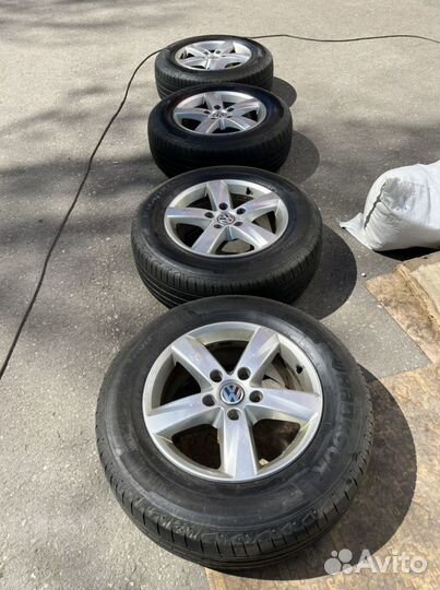 Hankook S1EVO2 SUV R17 на дисках VW Touareg