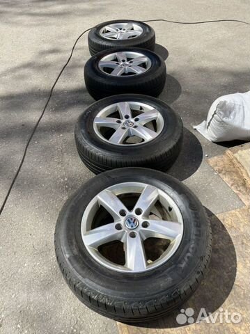 Hankook S1EVO2 SUV R17 на дисках VW Touareg