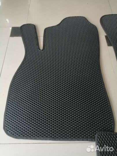 Коврики в салон Ева (Eva) Hyundai Accent черные