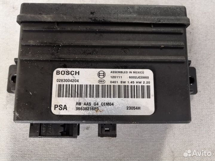 Блок управления парктроником Peugeot Citroen