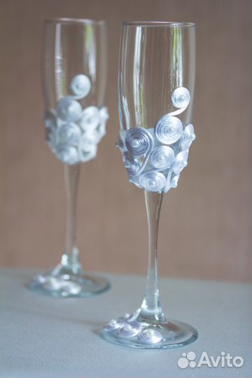 Свадебные бокалы №8