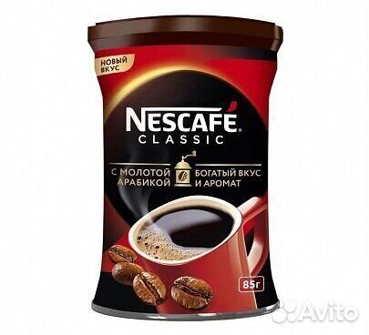 Растворимый кофе Nescafe Classic 85г Nestle