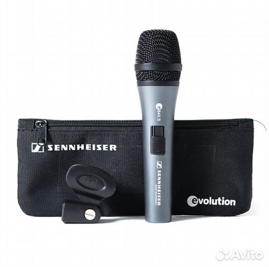 Описание E 845s Микрофон динамический, Sennheiser