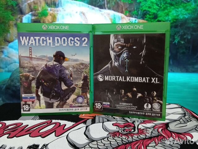 Mortal Kombat Xl, watch dogs 2 на Xbox one