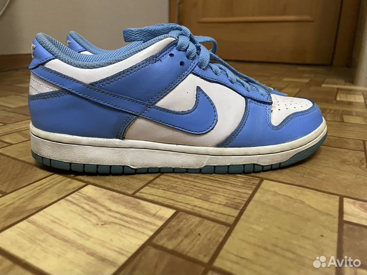 Кроссовки nike dunk low university blue оригинал