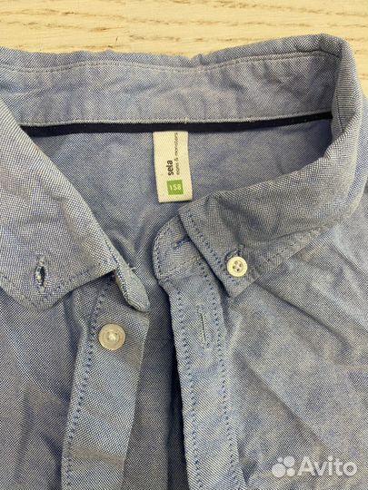 Рубашка для мальчика в школу 158