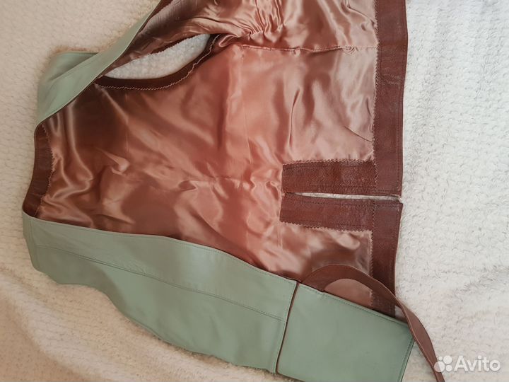 Жилетка женская44раз нат кож