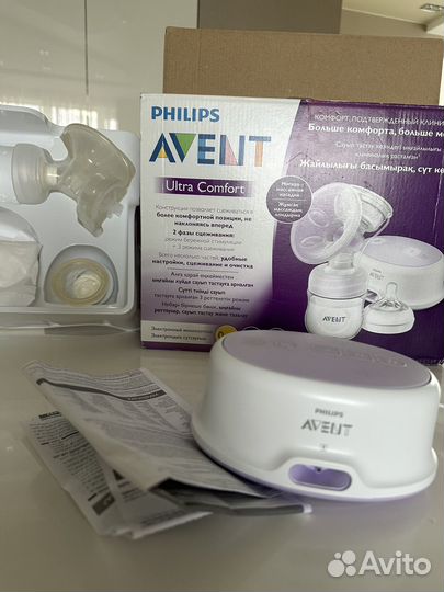 Молокоотсос avent электрический