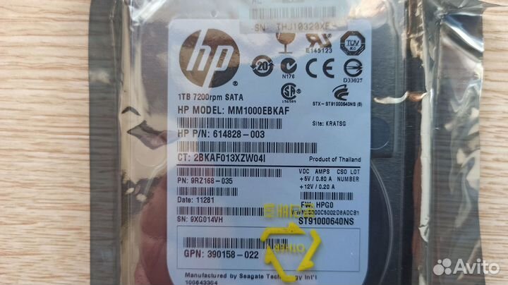 Жесткий диск серверный HP