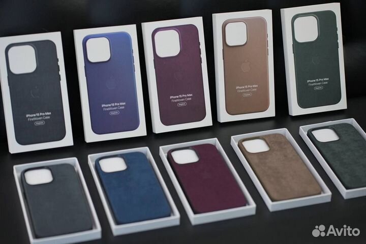 Чехол MagSafe FineWoven 15 series