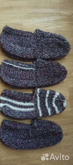 Следки, Носки ручной вязки