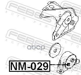 Опора двигателя задняя nissan almera N16 NM-029